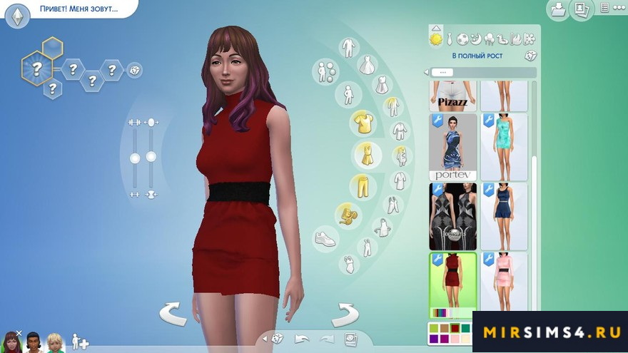 Короткое платье от Viy Sims в 6 цветах