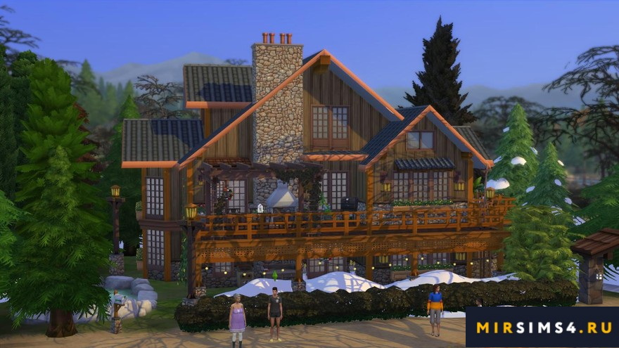 Дом Snowy Cabin от MychQQQ