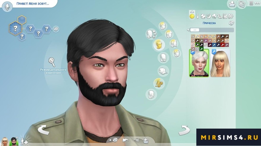 Прическа Min ( Hair 77 ) от TsminhSims