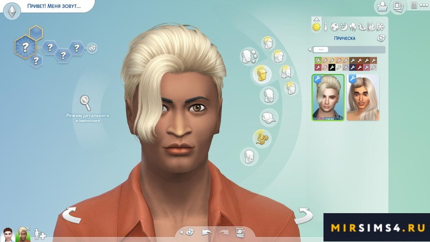 Прическа Rockney от TsminhSims