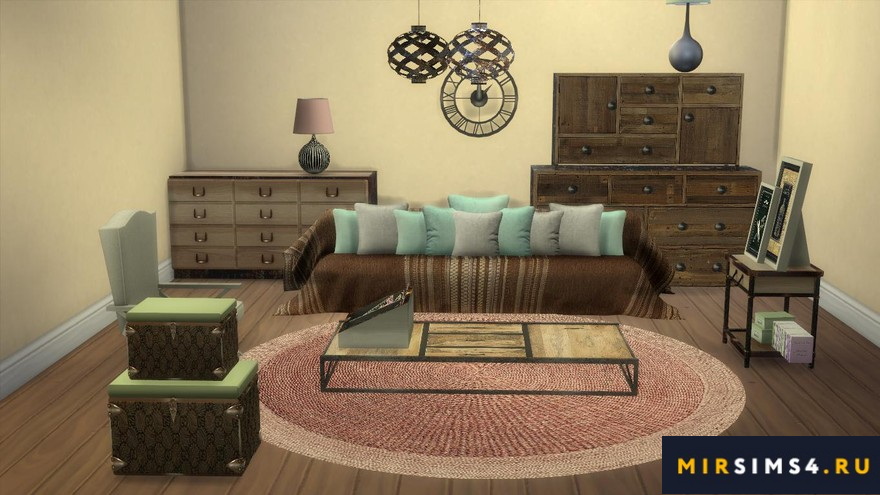 Мебель redustry living room от jomsims