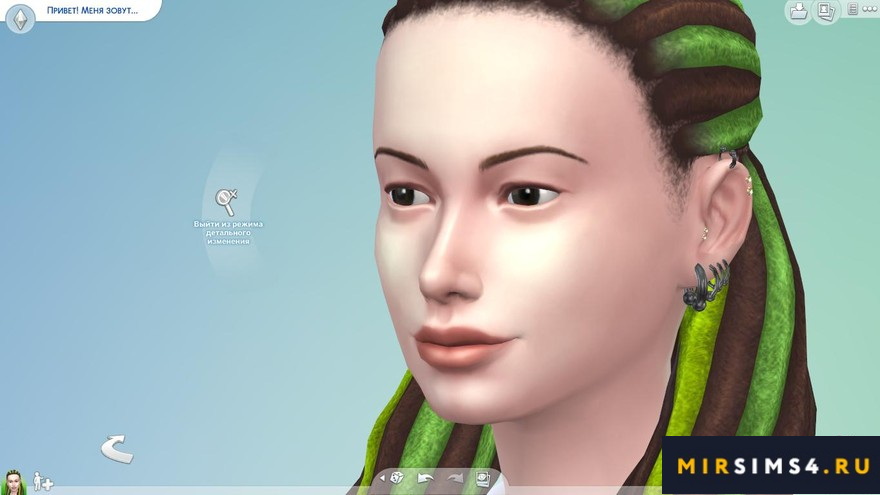 Пирсинг в ушах N03 от Pralinesims