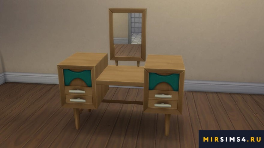 Туалетный столик Mid-Century Vanity and Stool