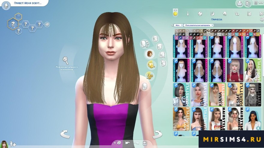 Прическа Kiana Hairstyle