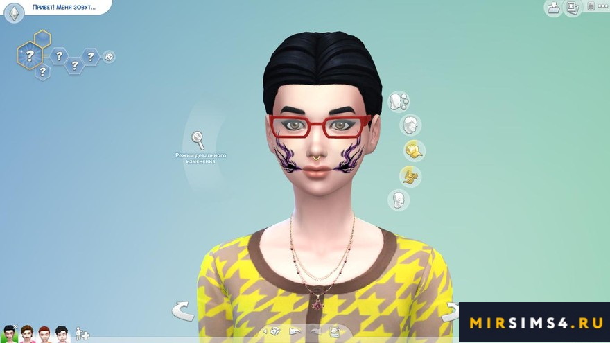 Тату Onibi face