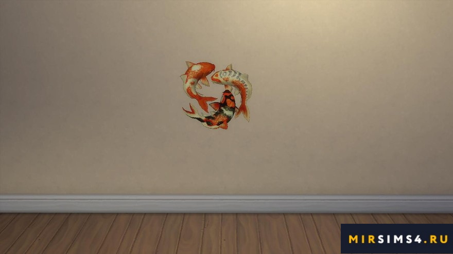 Настенный рисунок MB-HappyWall_Koi