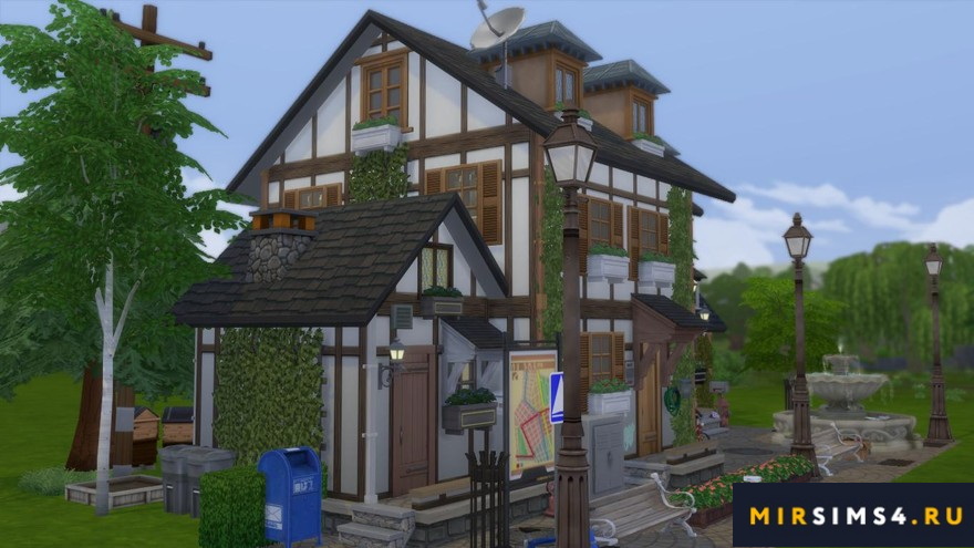 Немецкий дом Half Timbered